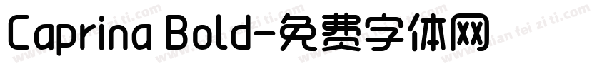 Caprina Bold字体转换